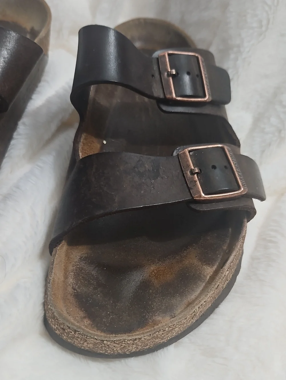 Birkenstock Arizona Oiled Leather Sandals Brown Men's EU 46 US 12 Regular Fit